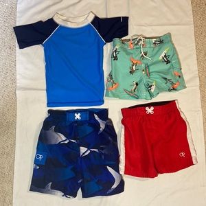 Swim wear lot ages 1-2 yrs.